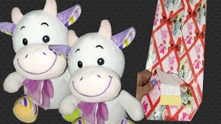 Gift wrap /Teddy Wraping / how to wrap teddy or soft toys screenshot 4