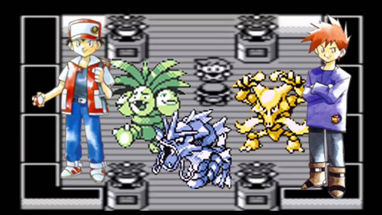 Pokemon Red Blue Green Battle Theme Vs Champion Gary Blue Green Youtube