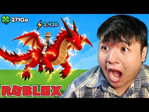 I GOT ETERNAL DRAGON FROM CHERUB EGG in RIDE A PET (271Qa LUCK)