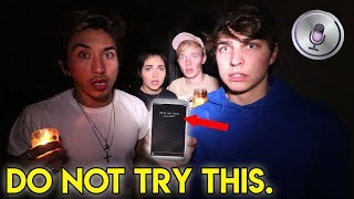 DO NOT TALK TO SIRI DURING THE MIDNIGHT GAME (3am challenge) | Colby Brock