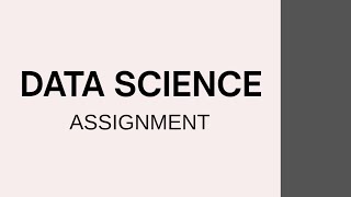  Data Science 1st Internal Solution 