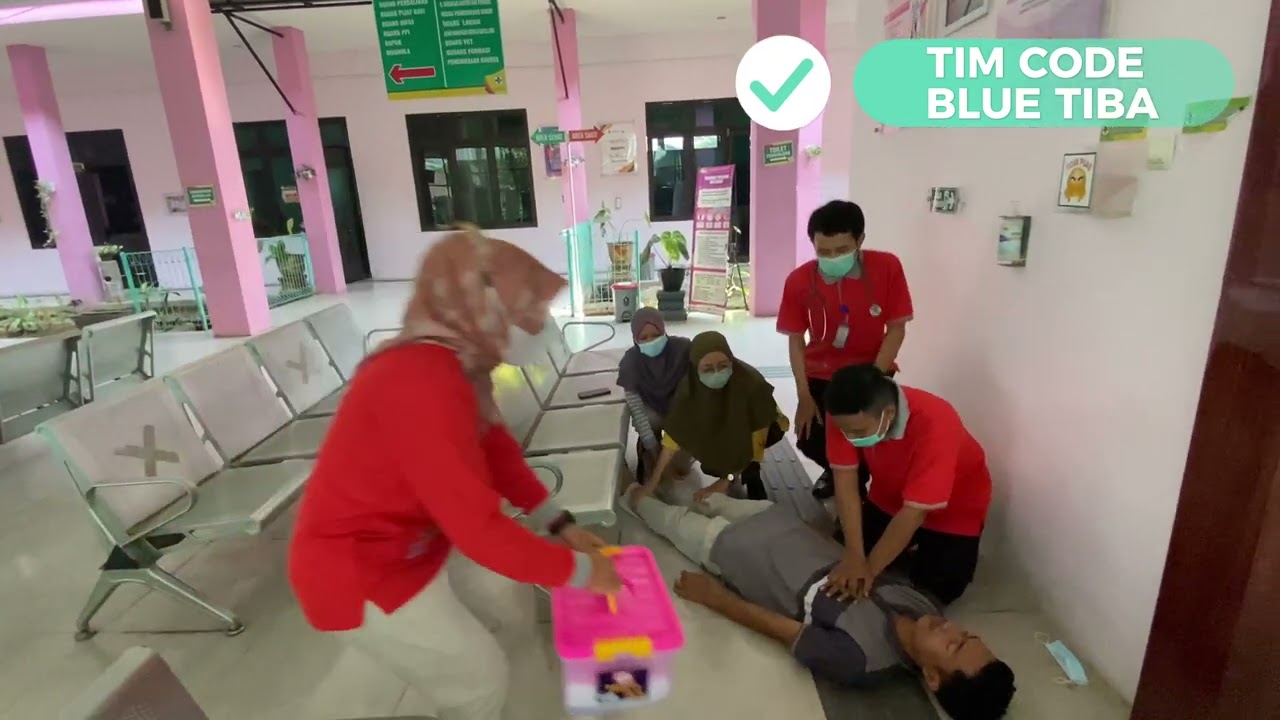 SIMULASI CODE BLUE PUSKESMAS KERTOSONO