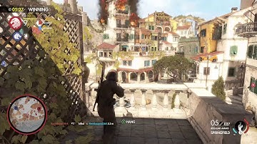 Sniper Elite 4 Multiplayer Gameplay - CTF Highlights