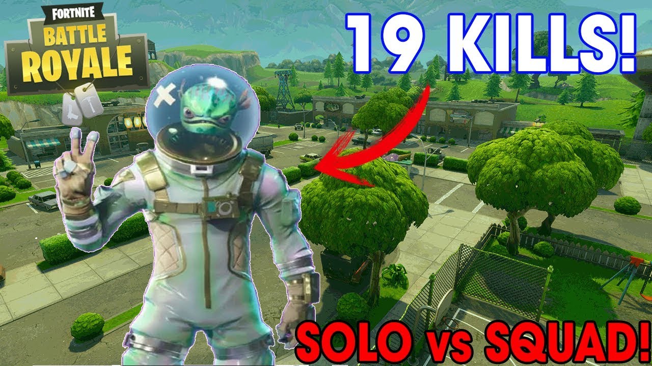 SOLO vs SQUAD, 19 KILLS WIN! - Fortnite Battle Royale Gameplay - Kod ...