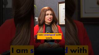 What Does Swamped Mean? 🤔 Learn English Vocabulary | English Connection #shorts