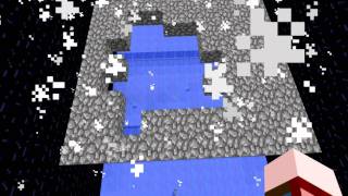 Minecraft semi-automatic cobblestone grinder