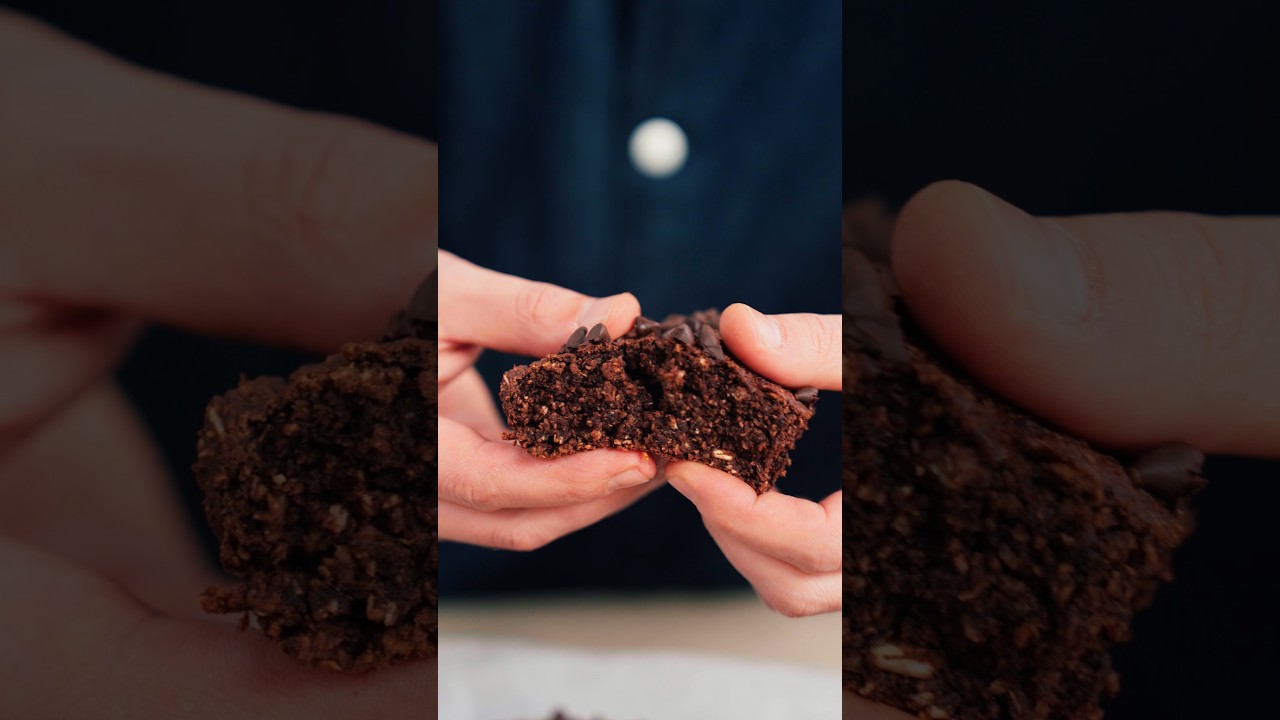 Muzlu Hurmalı FİT KEK 🤩🍫🍌✨ #yemekcom