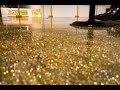 Diy gold glitter metallic epoxy floor application  xtreme polishing systems