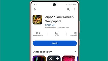 zipper lock screen wallpaper app kaise use kare || how to use zipper lock screen wallpaper app