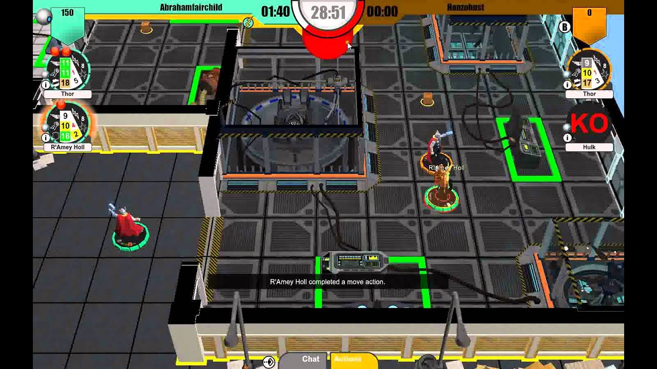 Heroclix Online vs. Hanzobust 02.wmv