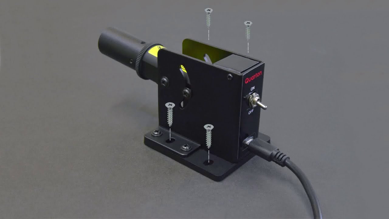 Quarton  Infiniter--ML-100 / ML-200 demonstration - Laser line generator / Laser line marker tool