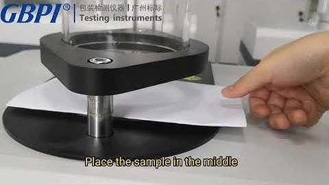 GBD-L2 Falling Dart Impact Tester ----operation video