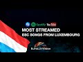 Capture de la vidéo Luxembourg 🇱🇺 In Eurovision Top 38 Most Streamed Songs: Shazam, Youtube & Spotify (1956-1993)