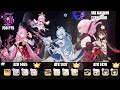 Honkai Impact 3rd : EX Abyss Nirvana 488D : Kasumi (TYPE) 769 Pts : HoH(SS0), SSt(SSS), JK(SSS)