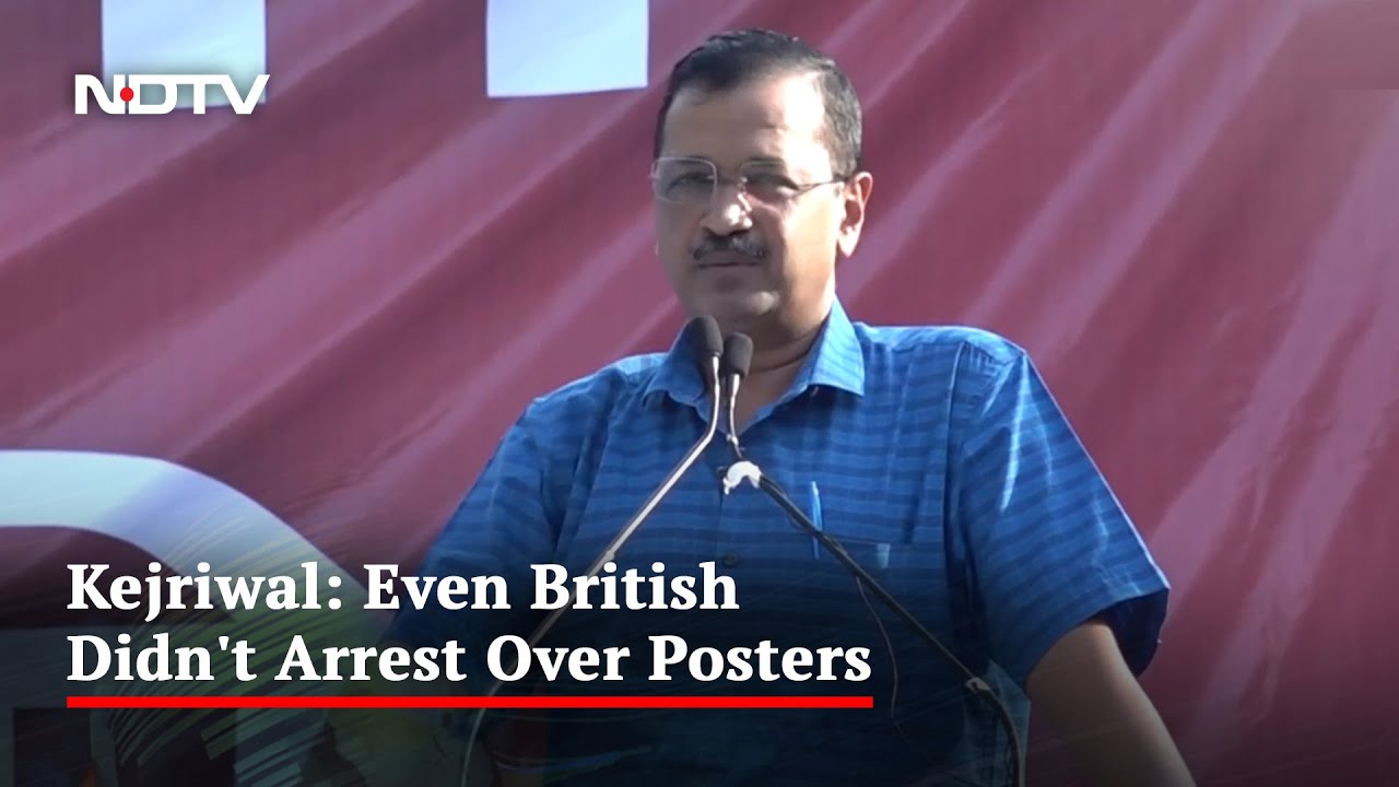 "Even British Didn't Arrest Over Posters": Arvind Kejriwal Slams PM Modi