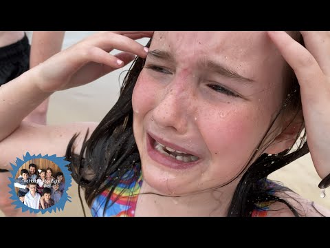 ALIYAH GETS DUMPED BY A WAVE ON OUR BEACH HOLIDAY - Part 1