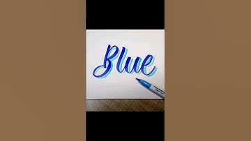 Easy Way to Add Shadow to Your Letters! #shorts #lettering #calligraphy #handlettering #art