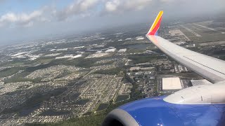 4K | Southwest Airlines Boeing 737-700 (N498WN) Engine Buzz Orlando Takeoff