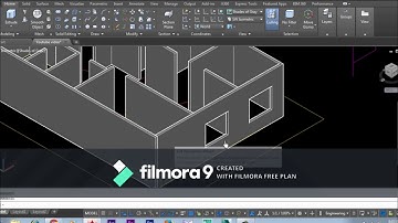 AutoCAD 2018 2D and 3D beginners tutorial [complete floor plan and 3D House modeling (2018)
