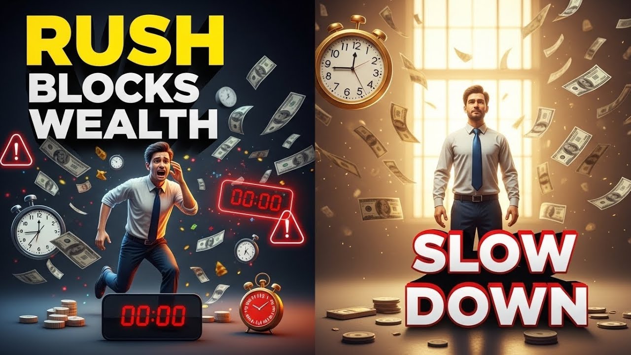 Your Rush to Get Rich Is Keeping You Stuck in Scarcity