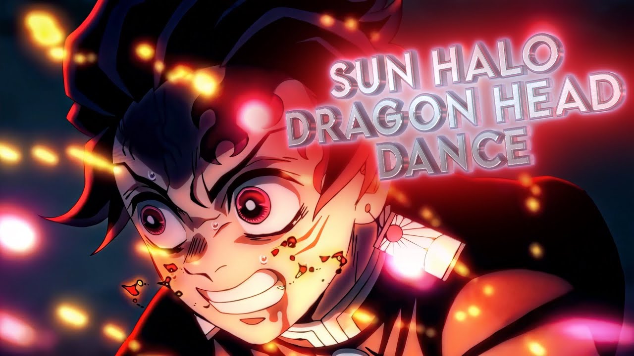 Tanjiro Sun Halo Dragon Head Dance Edit #demonslayer - YouTube