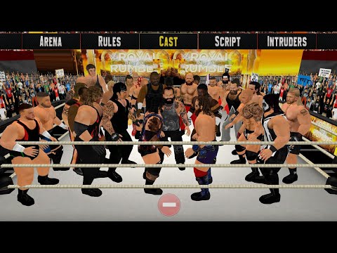 WR3D KINGZONE is live! 30 huge man Royal Rumble