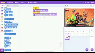 How to make a WARRIORS FIGHTING in scratch 