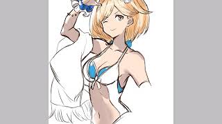 グラブル、水着ジータ - ibisPaint