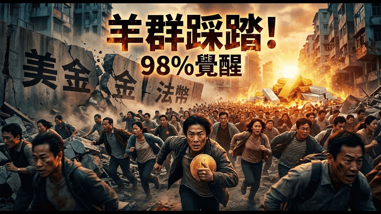 羊群即將踩踏！當全球百分之九十八的人覺醒，實體白銀將會徹底從市場消失？#白銀短缺 #去美元化 #投資趨勢 #實體金屬 #金錢先行者