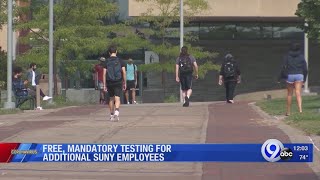 Mandatory and free COVID-19 testing available for SUNY employees