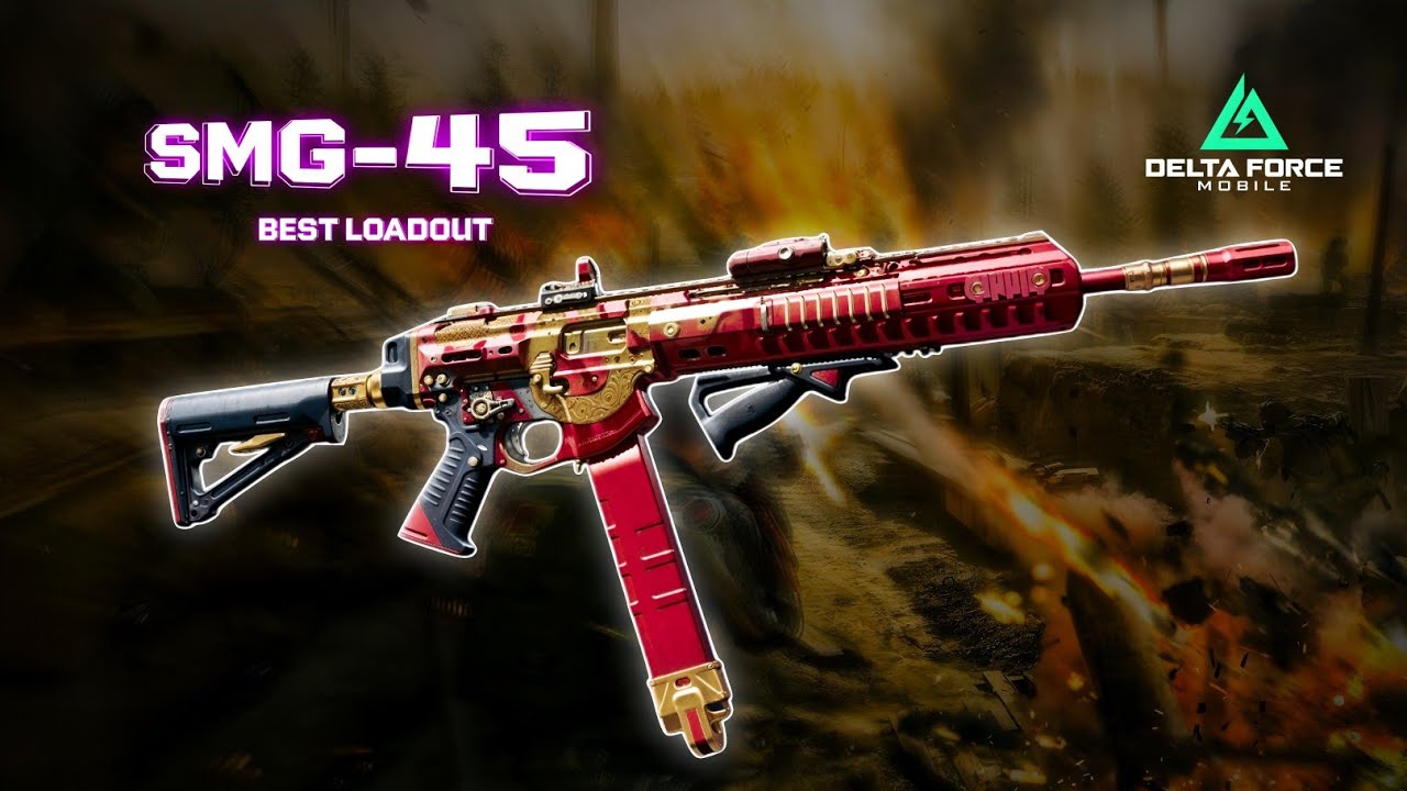 DELTA FORCE MOBILE - SMG-45 META LOADOUT MAX GRAPHICS GAMEPLAY SEASON 5