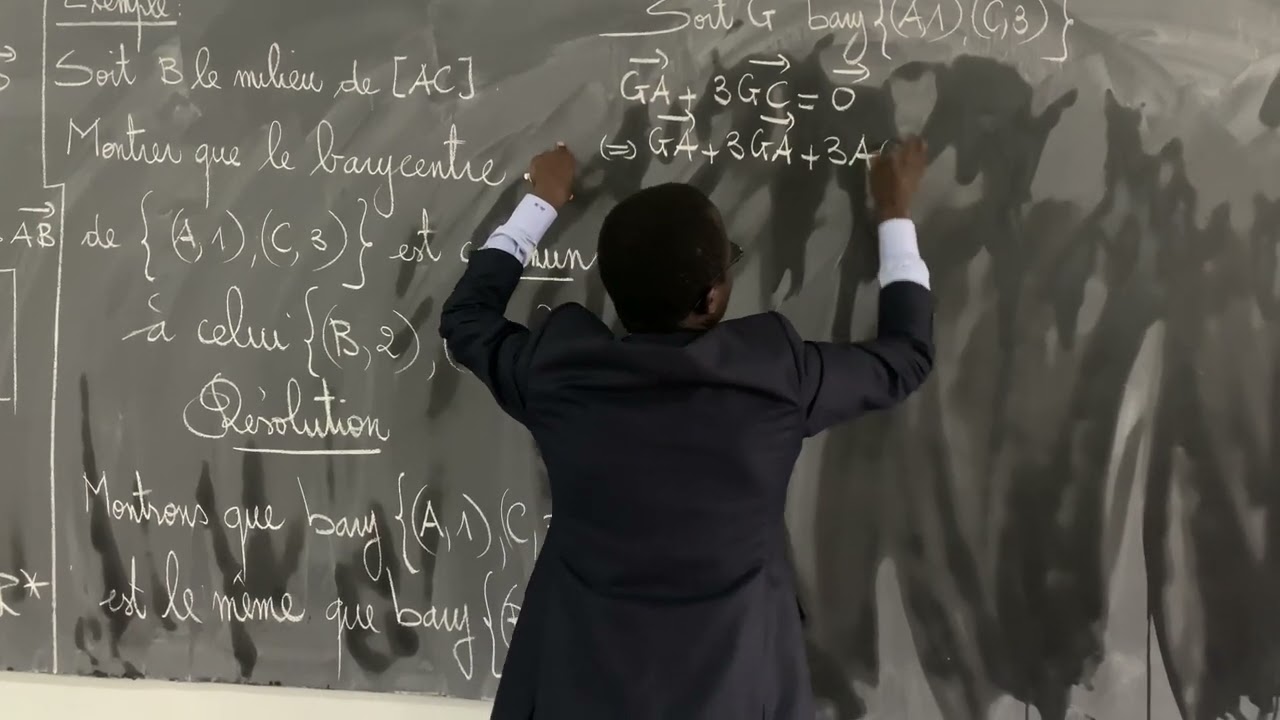 barycentre de deux points (seconde S)