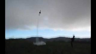 Model Rocket - Estes SR-71 Blackbird Launch