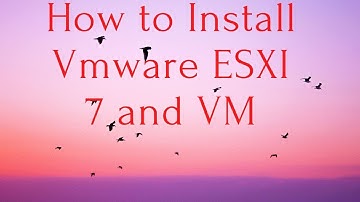 How to install ESXI host 7 and how to install vm on Esxi hosts | Vmware ESXI
