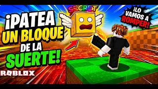 ¡PATEA UN BLOQUE DE LA SUERTE en Roblox! 😱¡SECRETOS, SORPRESAS Y MUCHA SUERTE! #roblox #robloxshorts