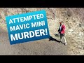 Angry Karen throws rock at mavic mini