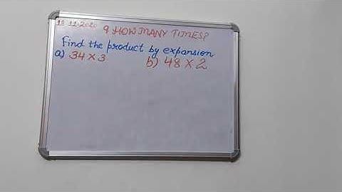 Class 3 | Chapter 9 | How Many Times? |Ncert |Mathematics|Cbse |Multiplication by Expansion method |