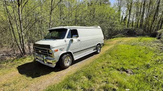 Van Tour,  Custom 1994 Chevy Van.