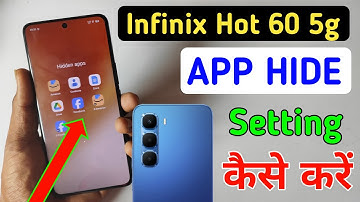 How to hide apps in Infinix hot 60 5g /Infinix hot 60 5g me app hide kaise kare/ app hide setting