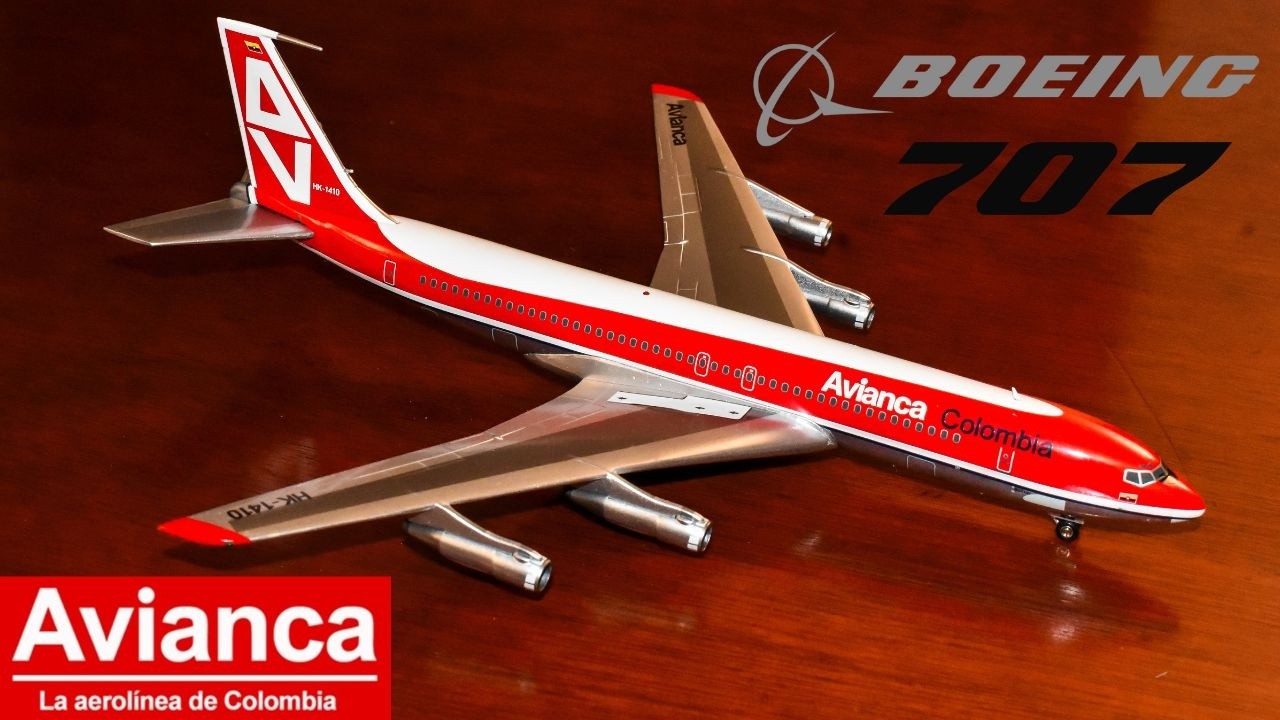 AVIANCA Boeing 707-300 | 1:200 SCALE (UNBOXING) - YouTube