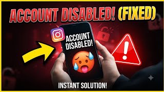 INSTAGRAM ACCOUNT DISABLED YEH VIDEO DEKH LO!