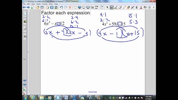 sec5.4 part 3 Algebra II factoring completely and difference of squares.wmv