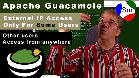 Apache Guacamole - Limit Untrusted Users To Internal Access