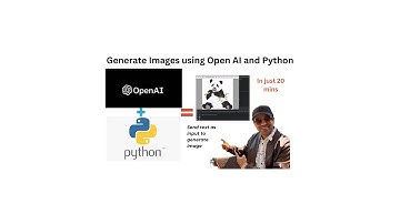 Generate image using openAI  and python in just 15 mins