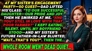 My Parents Mocked Me at My Sister’s Engagement—Then Her Future FIL Recognized My Boyfriend Was…