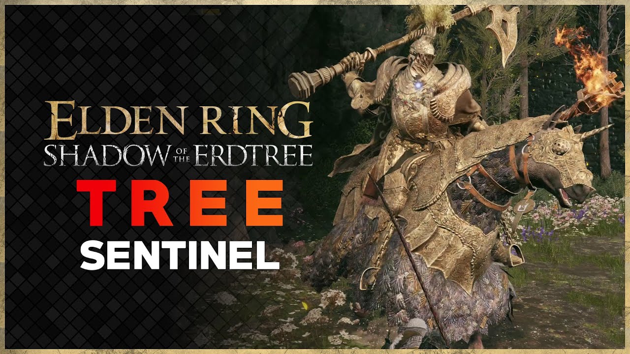 Elden Ring Shadow of the Erdtree - Tree Sentinel - YouTube