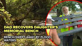 Memorial bench recovered for Tipton father after weeks after searching