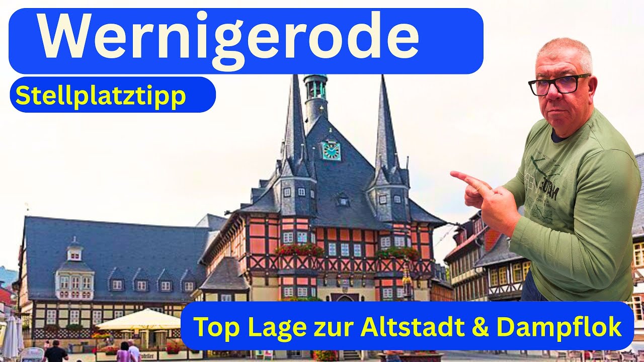 Wohnmobilstellplatz in Wernigerode Top Lage zur Altstadt  undDampflok Bahn