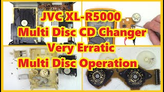 Download Lagu JVC XL-R5000 3 Disc + 1 Disc CD Player, Very erratic Multi Disc operation, Single drawer wont open MP3