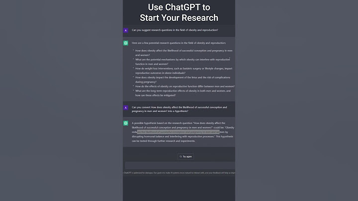 How to Use ChatGPT in Your Scientific Research